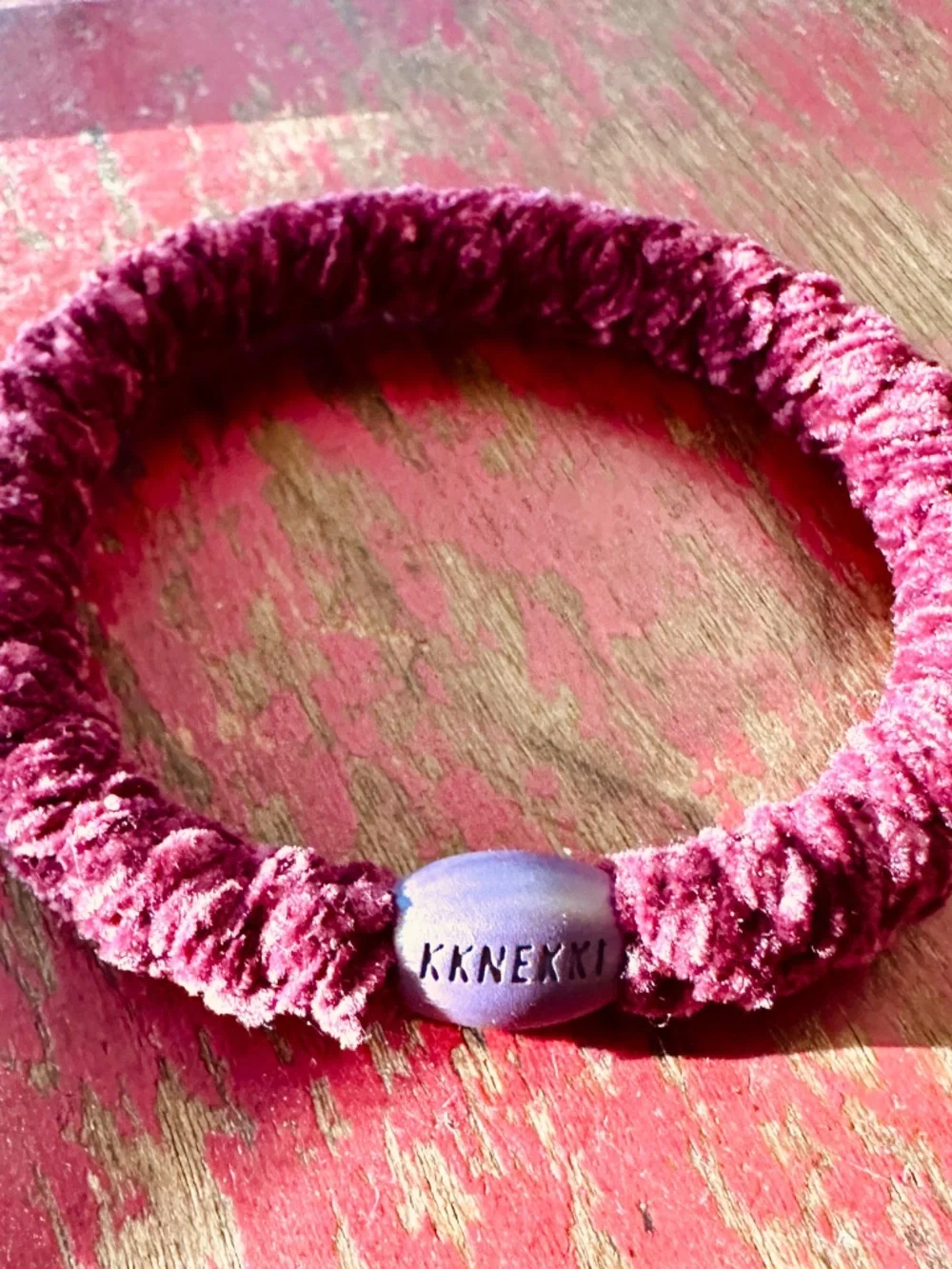 NWT 4-Bundle Authentic Original KKNEKKI Hair Ties/Elastics in Reds!